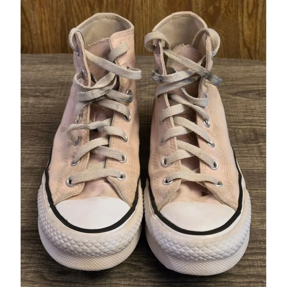 Converse Ctas Eva Lift High Top Canvas Sneakers Youth Size‎ 5 Pink